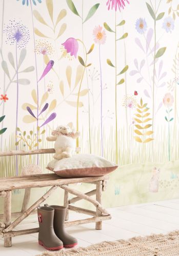 Panoramique The Garden Small World With Snail Casadeco