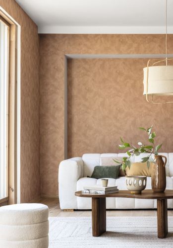 Echantillon Papier Peint Uni Metallise Caselio