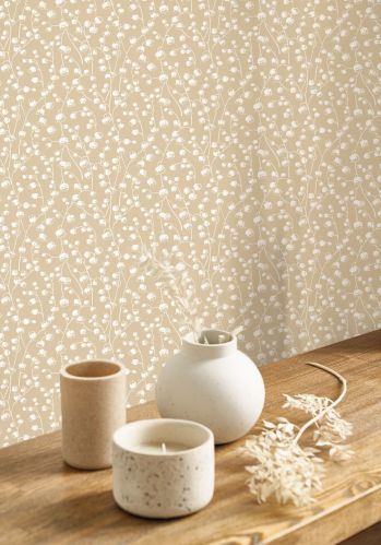 Echantillon Papier Peint Lily Of The Valley Casadeco