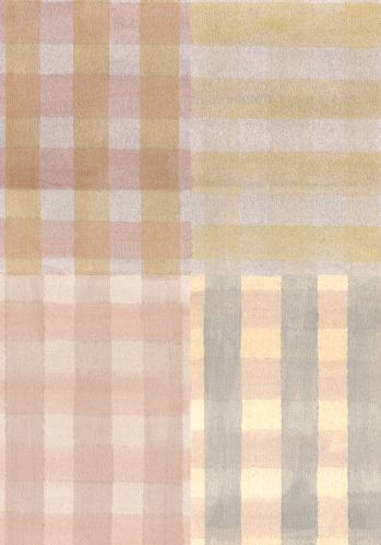 Echantillon Papier Peint Patchwork Vichy Casadeco