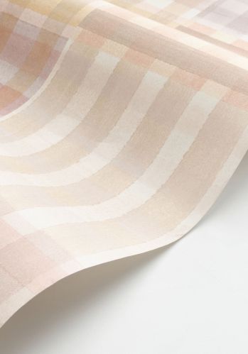 Echantillon Papier Peint Patchwork Vichy Casadeco