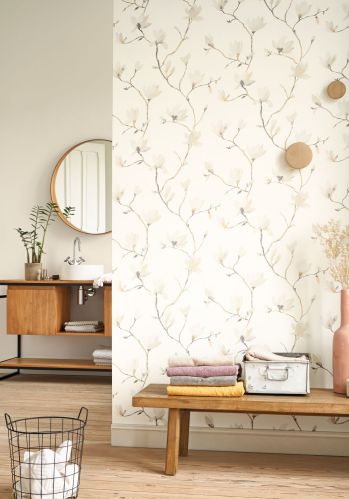 Echantillon Papier Peint Florescence Suzhou Casadeco