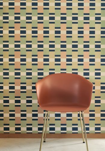 Echantillon Papier Peint Chess Game Casadeco