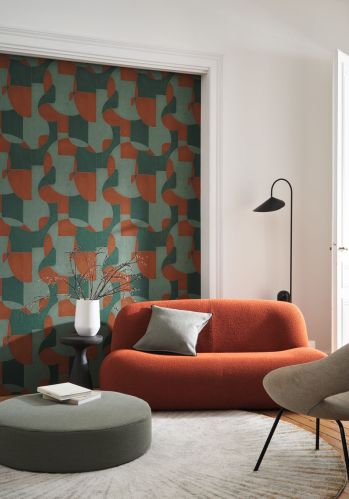 Papier  Peint Op'art Casadeco