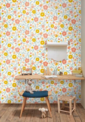 Papier  Peint Capucine Caselio