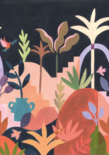 Echantillon Papier Peint Pays Imaginaire Caselio