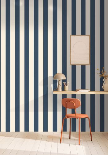 Papier  Peint Linen Lines Caselio