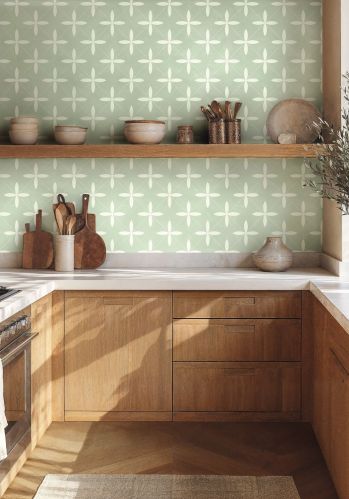 Papier  Peint Cement Tiles Caselio