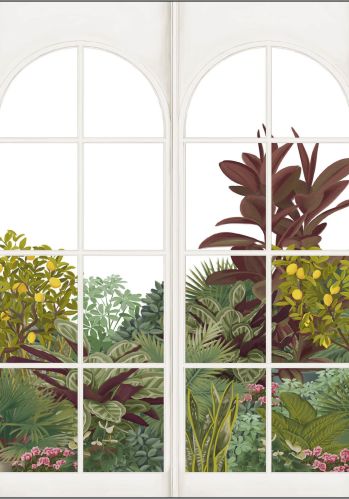Echantillon Papier Peint Verdant Cascade Caselio