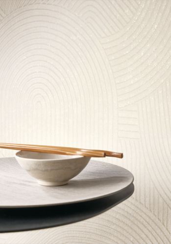 Echantillon Papier Peint Jardin Des Pierres Casadeco