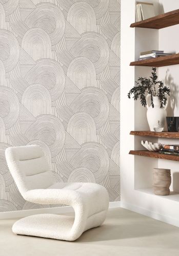 Echantillon Papier Peint Jardin Des Pierres Casadeco