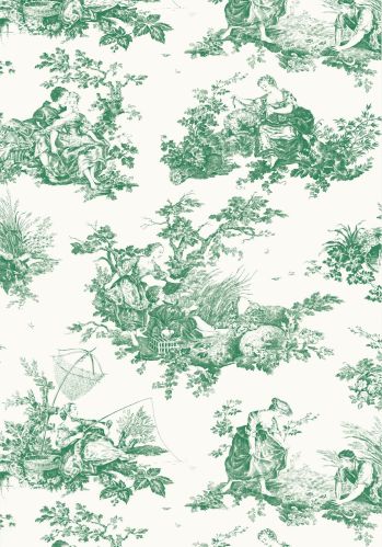 Echantillon Papier Peint Scene D'ÉtÉ Casadeco