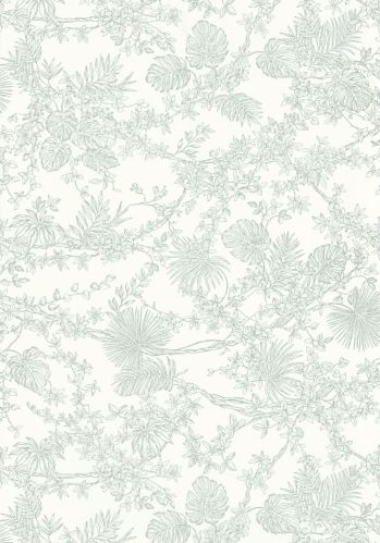 Echantillon Papier Peint Jardin Des Plantes Casadeco