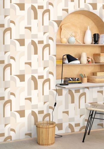 Echantillon Papier Peint Labyrinth Doors Caselio