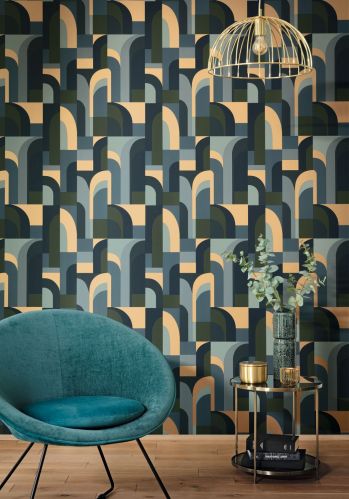 Papier  Peint Labyrinth Doors Caselio