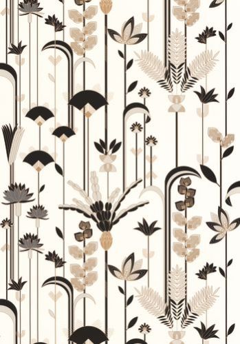 Echantillon Papier Peint Labyrinth Ephemeral Caselio