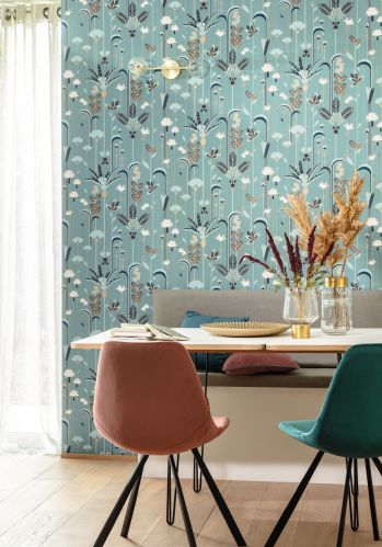 Echantillon Papier Peint Labyrinth Ephemeral Caselio