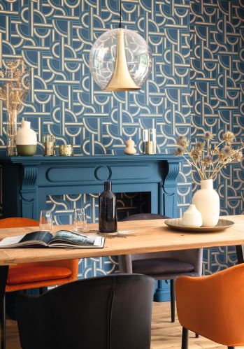 Echantillon Papier Peint Labyrinth Impass Caselio