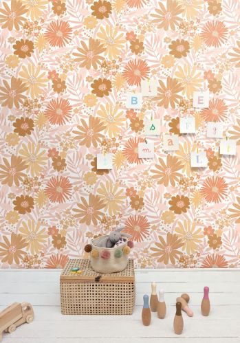 Echantillon Papier Peint Marguerite Caselio