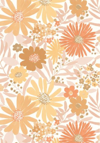 Echantillon Papier Peint Marguerite Caselio