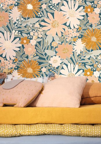 Echantillon Papier Peint Marguerite Caselio