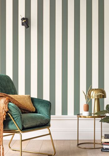 Papier  Peint Rayure Golden Lines Caselio