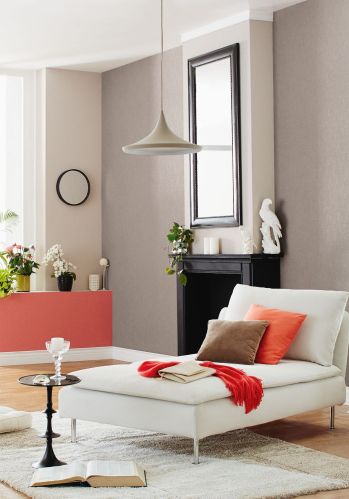 Papier  Peint Linen Uni Caselio