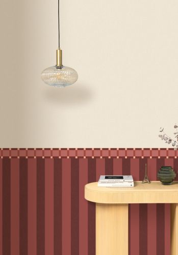 Echantillon Papier Peint Linen Lines Caselio