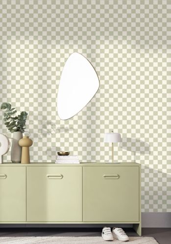Echantillon Papier Peint Checks Caselio