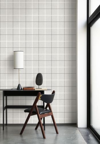 Papier  Peint Smooth Grid Casadeco