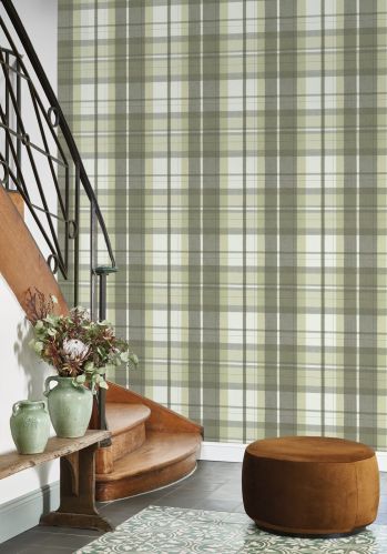 Papier  Peint Tartan Touch Casadeco