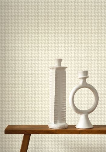 Papier  Peint Houndstooth Casadeco