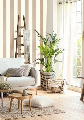 Papier  Peint Linen Lines Caselio