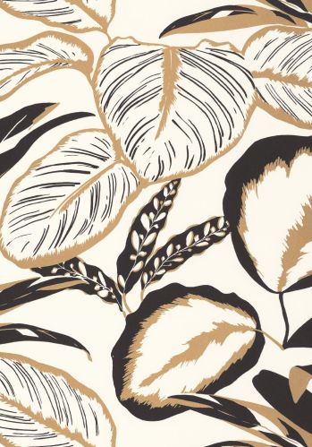 Papier  Peint Moonlight Exotic Leaves Caselio