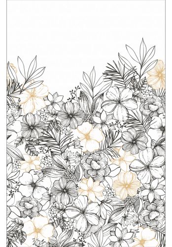 Echantillon Papier Peint Flores Caselio