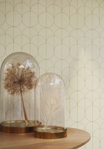 Echantillon Papier Peint 1930 Reflet Casadeco