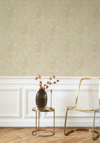 Echantillon Papier Peint 1930 Gravure Casadeco