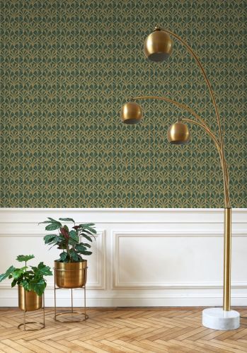 Papier  Peint 1930 Palmette Casadeco