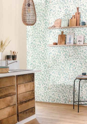 Papier  Peint Uni Natte Metallises Caselio