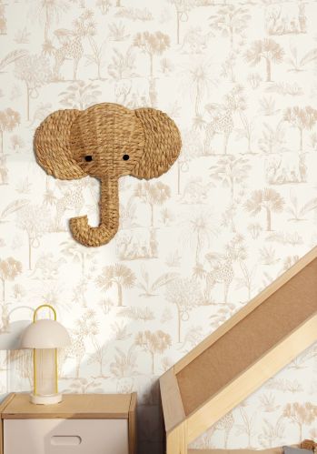 Echantillon Papier Peint Balade Dans La Savane Caselio