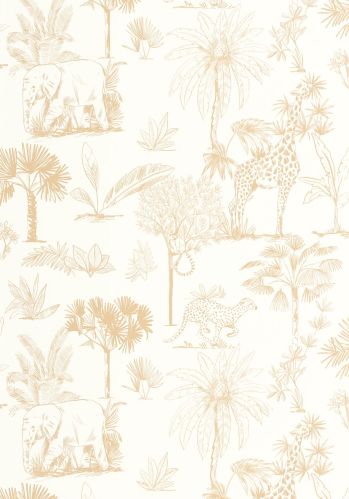 Echantillon Papier Peint Balade Dans La Savane Caselio