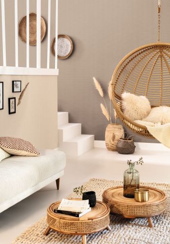 Papier  Peint Uni Metallise Caselio