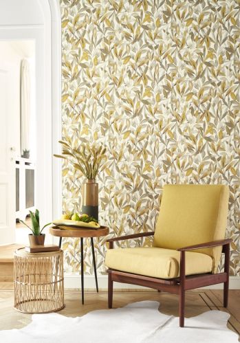 Echantillon Papier Peint Nicaragua Hojas Casadeco