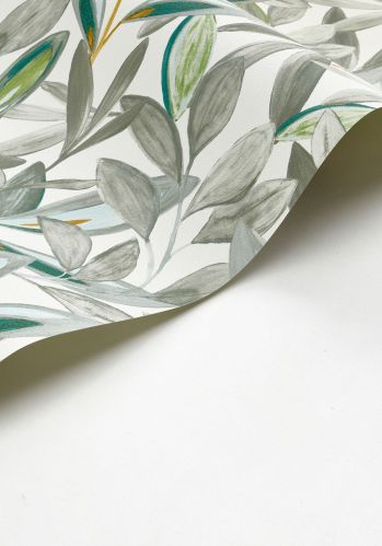 Echantillon Papier Peint Nicaragua Hojas Casadeco