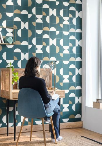 Echantillon Papier Peint Diabolo Caselio