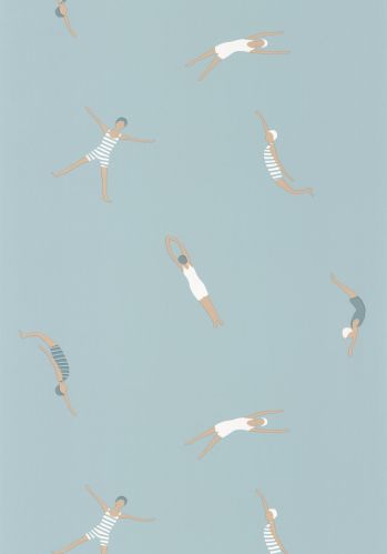 Echantillon Papier Peint Funny Swim Caselio