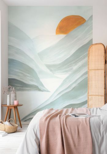 Echantillon Papier Peint Panoramique Blue Mountains Caselio