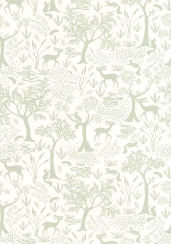 Echantillon Papier Peint Poetic Forest Casadeco