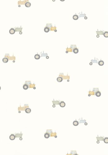 Papier  Peint Vintage Tractor Casadeco