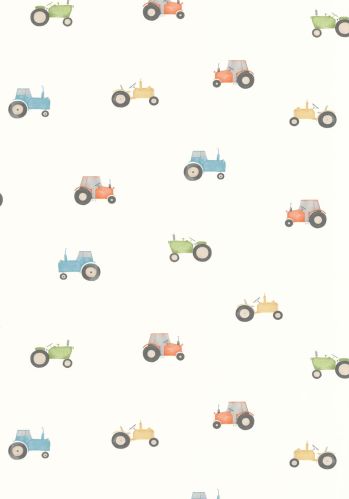 Papier  Peint Vintage Tractor Casadeco